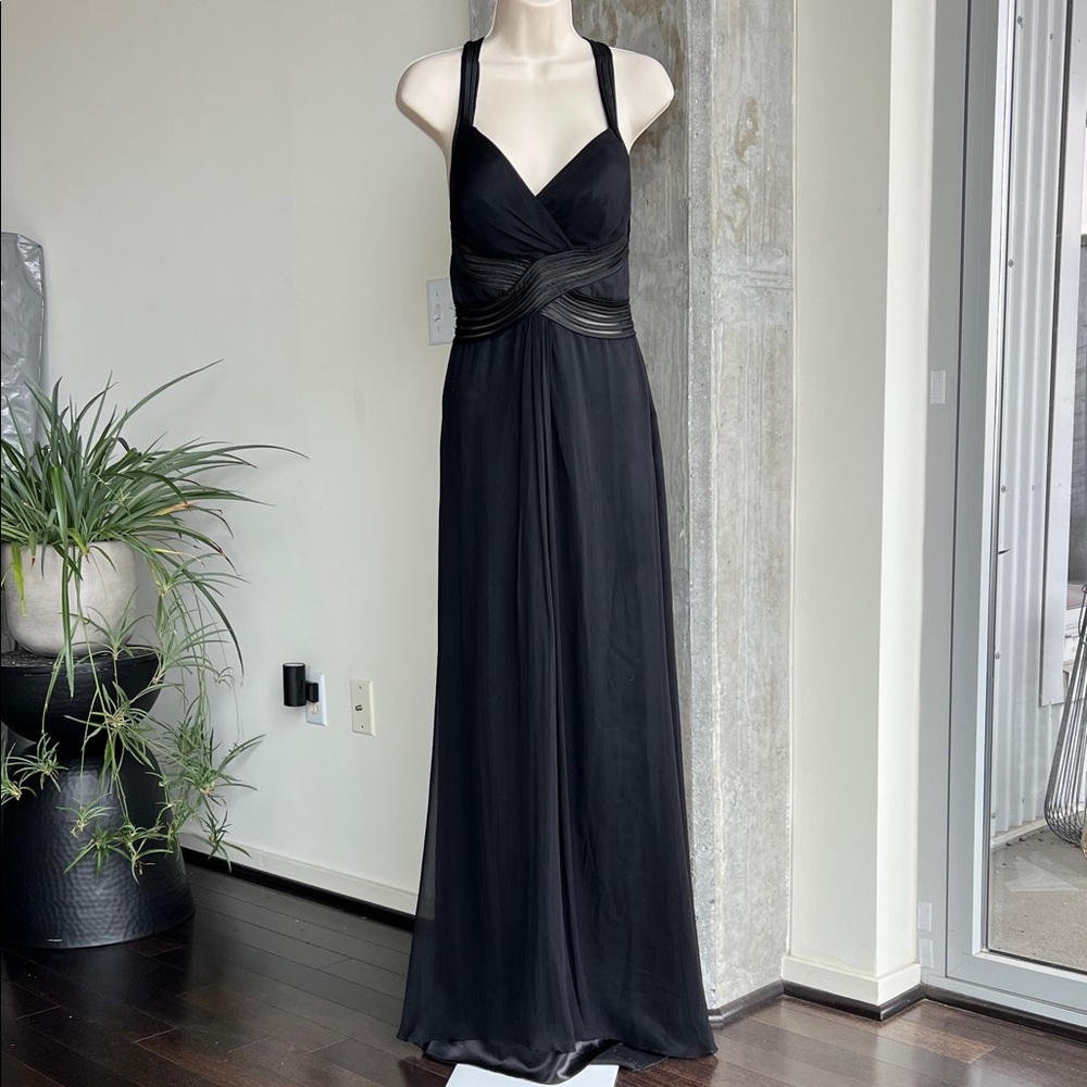 Aidan Mattox Black Maxi Dress